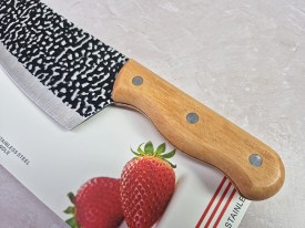 Cuchillo cocina mango madera